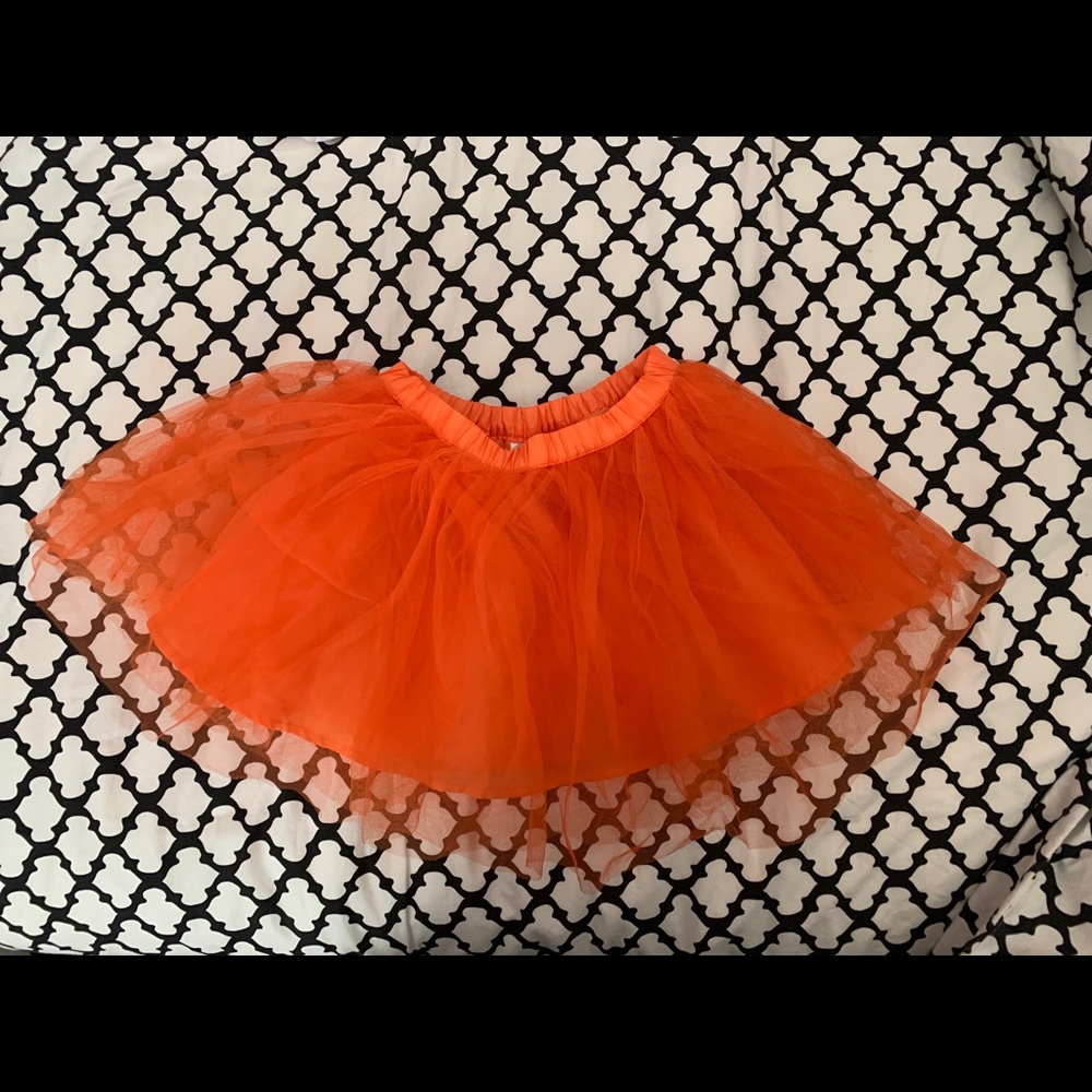 Gymboree Girls Orange Tutu Skirt Size Size 4T